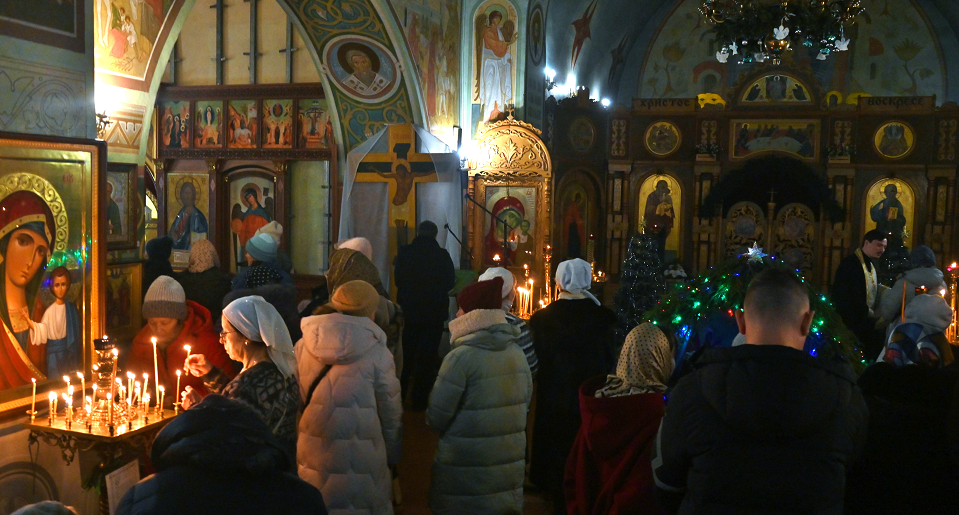 Православные полевчане празднуют Рождество Христово!