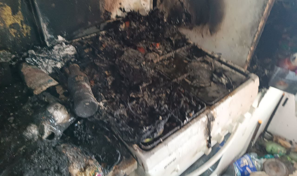 Подробности вчерашнего пожара в Ялунинском