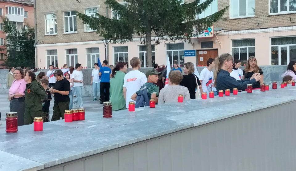 Полевчане присоединились к "Свече памяти"