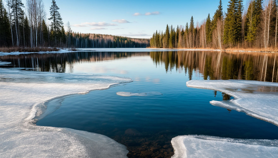Сезон зимней рыбалки закончился. На лед нельзя