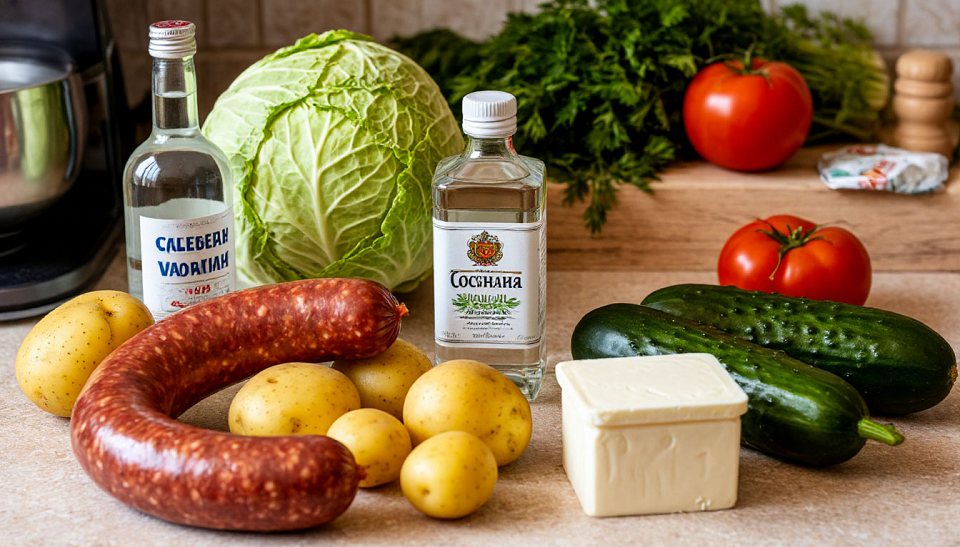 На Урале подешевела колбаса. Зато подорожали водка и капуста