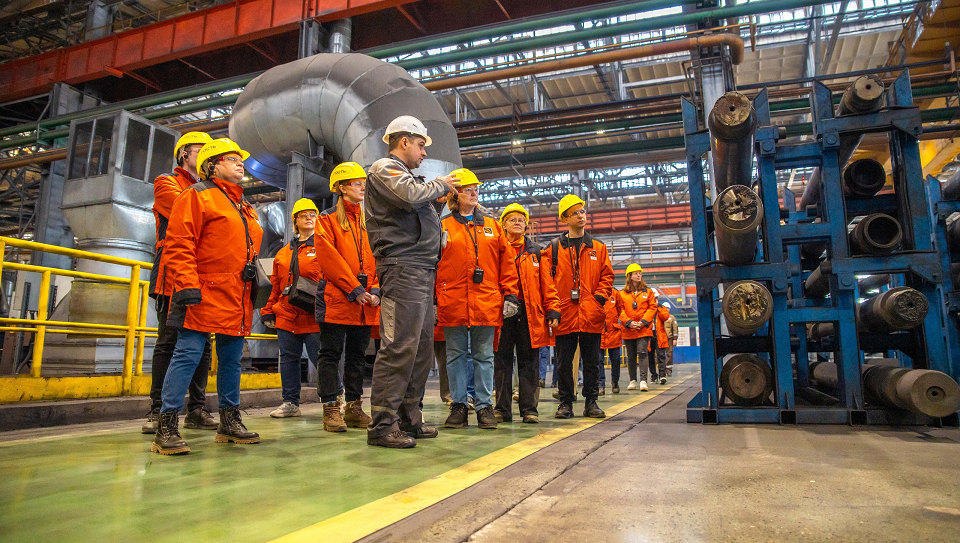 В Северской домне прошла первая экскурсия нового маршрута