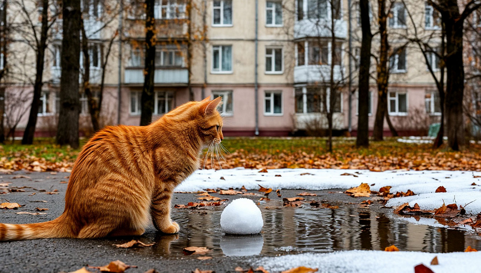 Зима приходит в Полевской очень осторожно. Снега не будет еще несколько дней