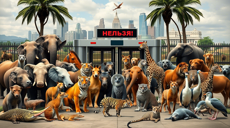 В России вступит в действие список запрещенных к содержанию животных