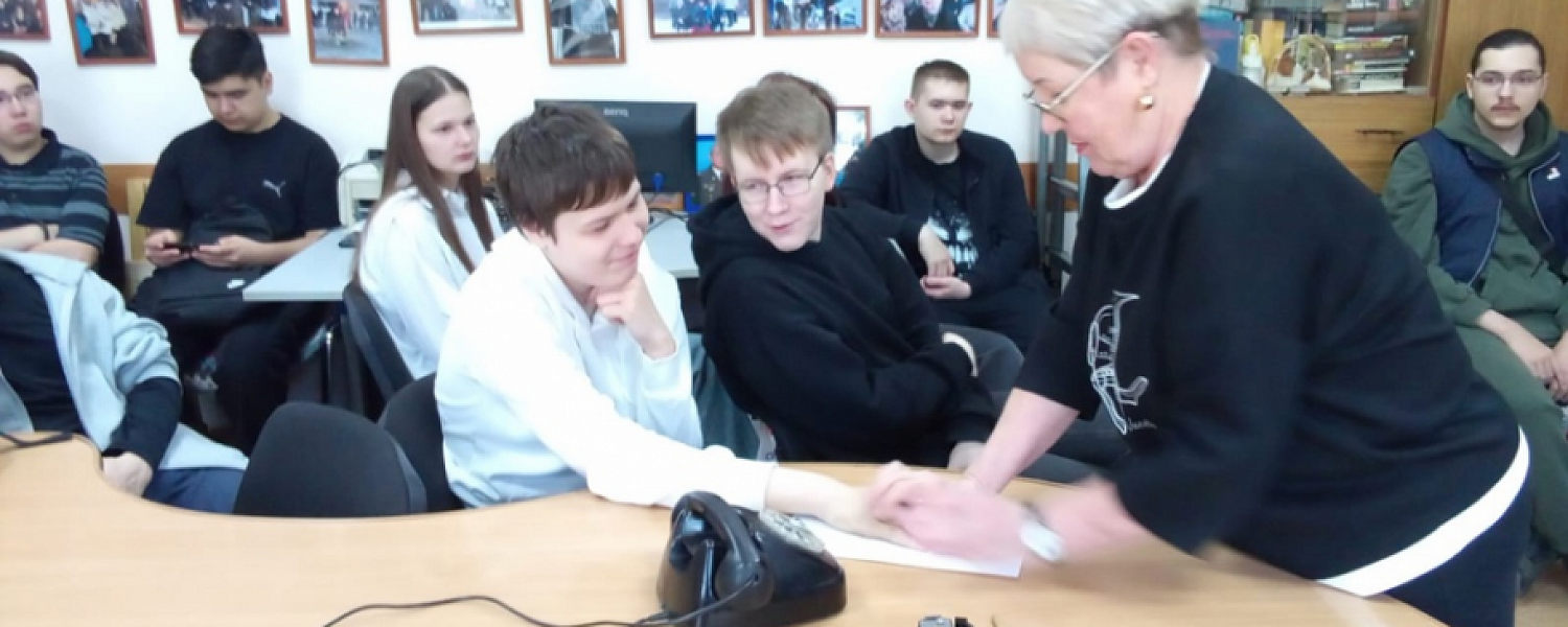 В музей ОМВД пришли ученики техникума