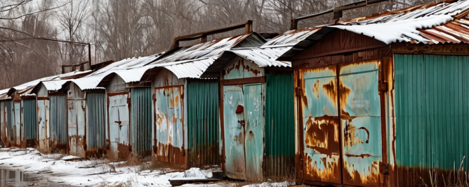 На весь Полевской узаконили три железных гаража